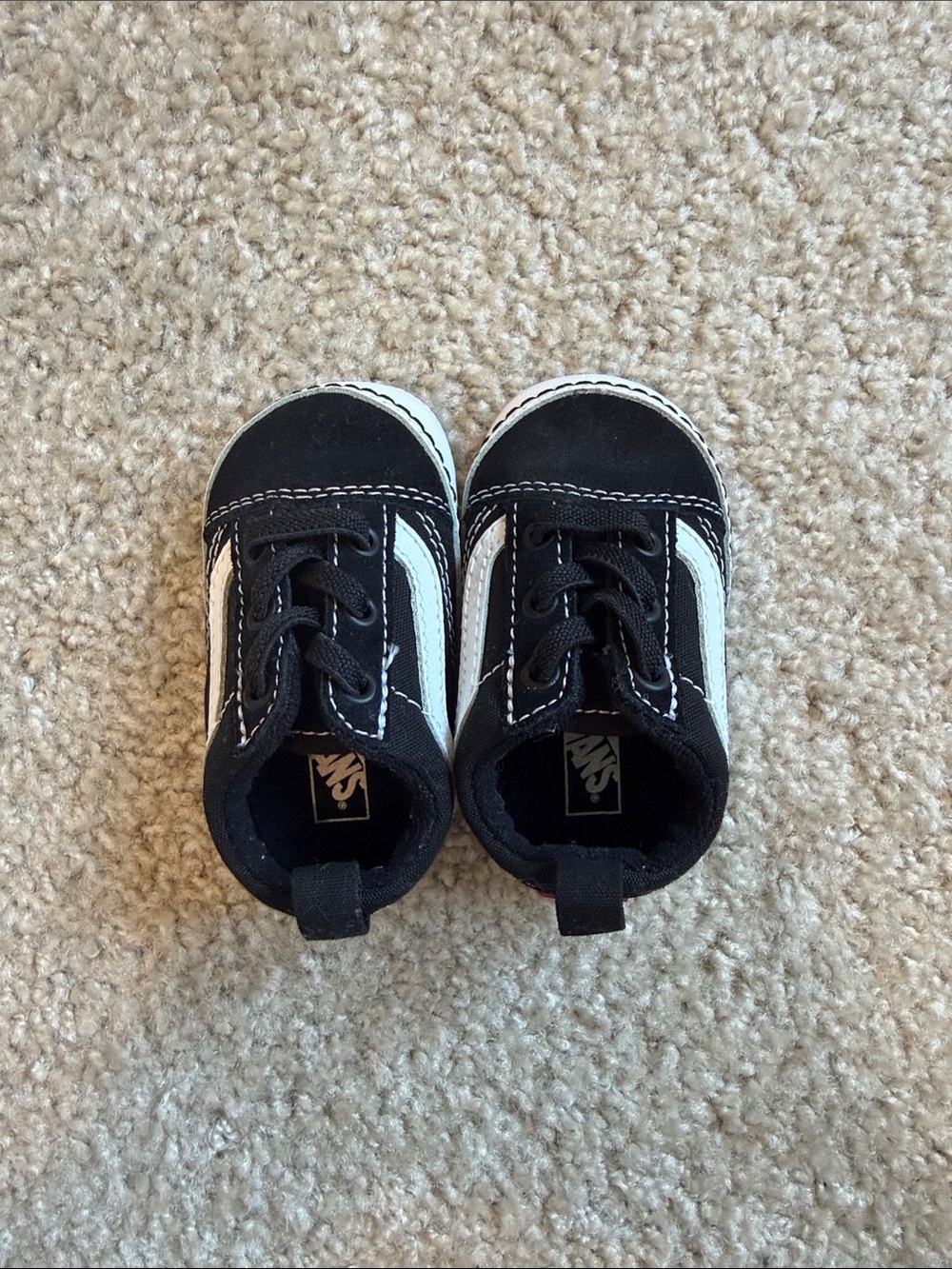 Vans Classic Black & White Baby Sneakers
